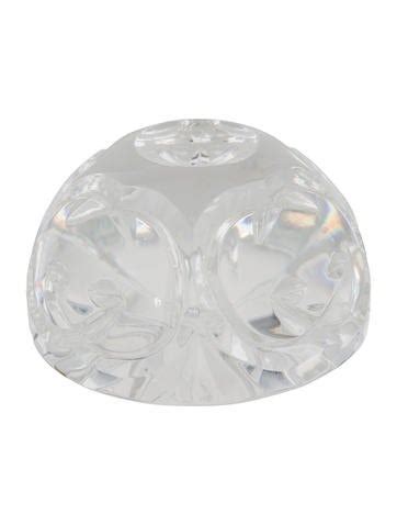 vintage gucci crystal paperweight